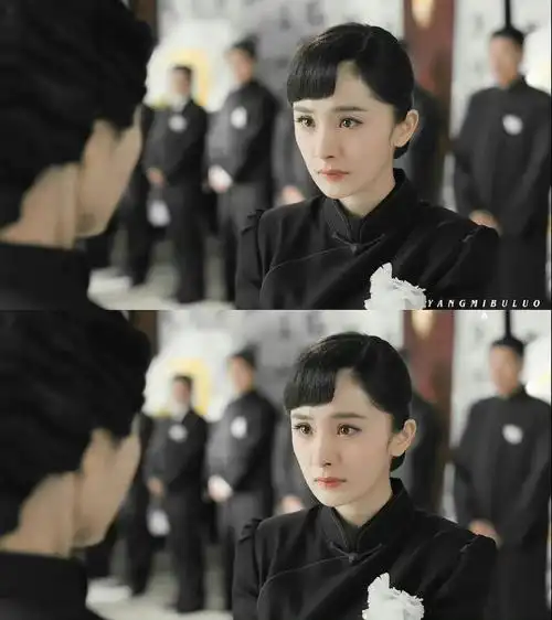 杨幂哈尔滨1944民国风造型##杨幂关雪侧颜