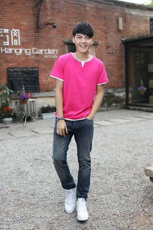 情侣装夏装 新款韩版娃娃领蕾丝夏季短袖t恤女