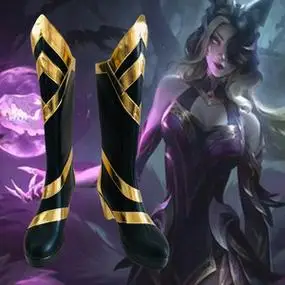 英雄联盟lol魔女 阿狸cos鞋订做cosplay鞋定制二次元动漫游戏鞋子