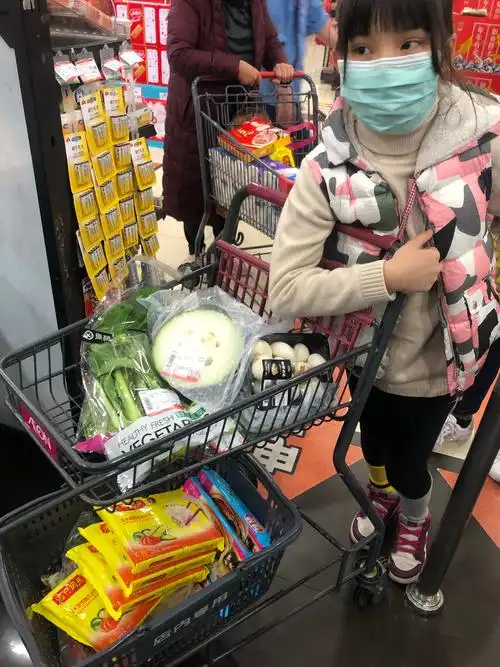 买菜回家,准备大餐