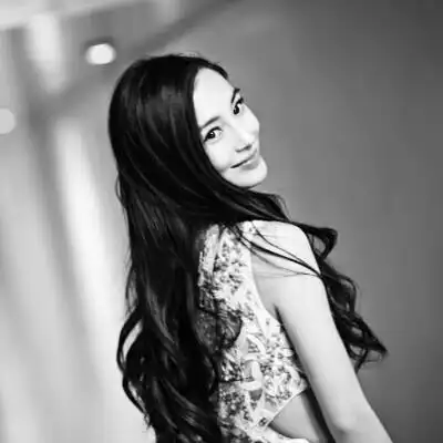 angelababy 杨颖 黑白头像
