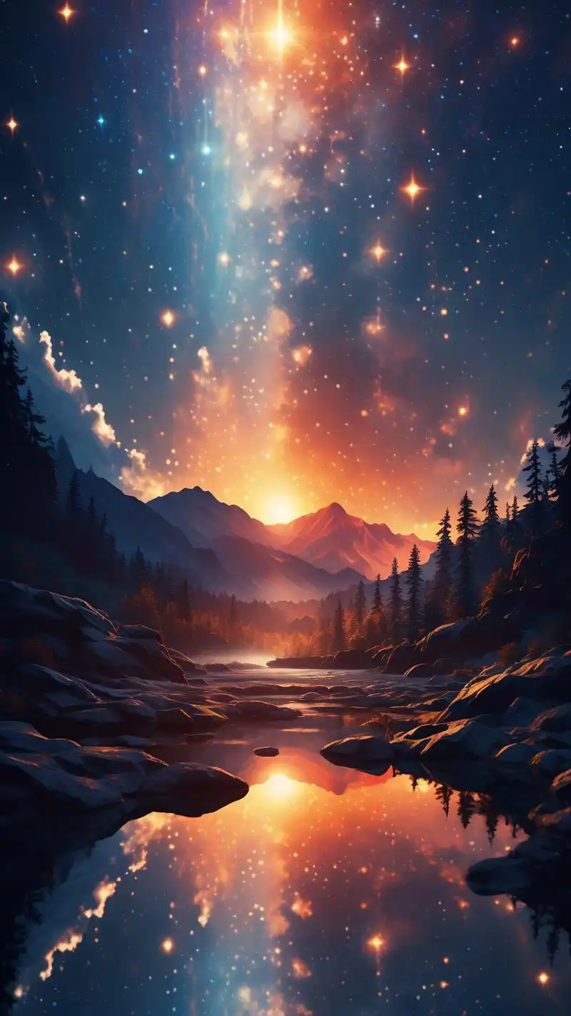 超高清8k手机星空壁纸图片9078