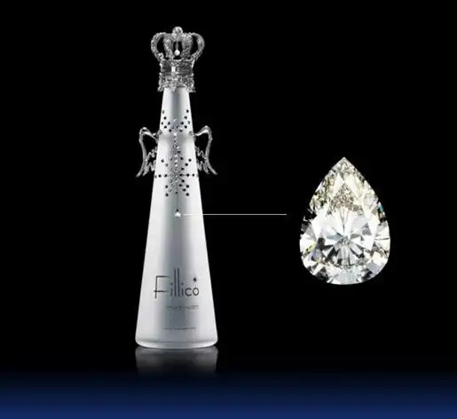 世界上最贵的矿泉水,一瓶6万美元(瓶身镶有24克拉纯金)