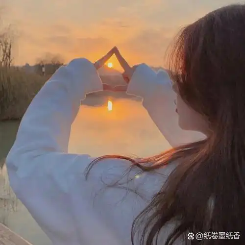 唯美女生背影头像