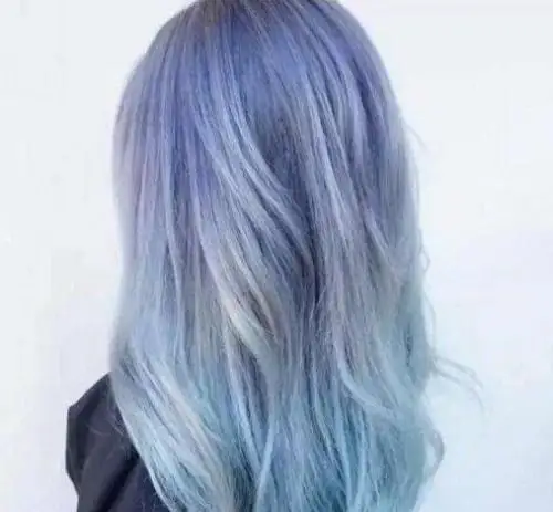 深灰蓝色发型图片 三种灰色系染发时尚刷屏中