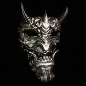 般若面具半脸日式