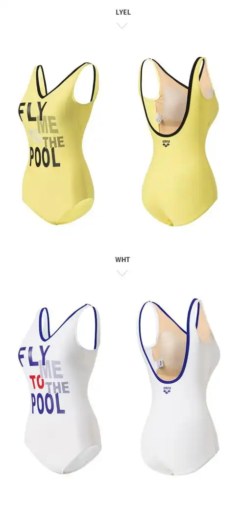 阿瑞娜arena泳衣v领显瘦三角泳衣女印花露背女士连体温泉时尚游泳衣