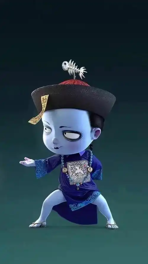 小僵尸图片,小僵尸(呆萌可爱小僵尸高清手机壁纸)