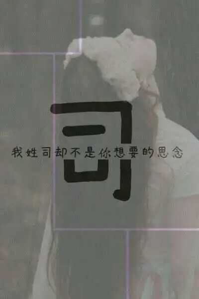 姓氏文字图片我姓司