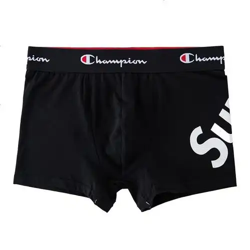 champion冠军联名男士内裤两条装春秋情侣平角裤