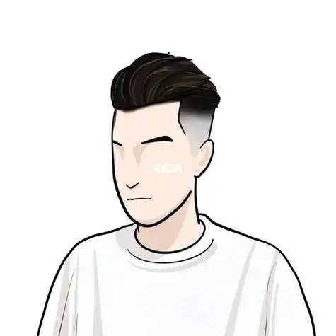 头像定制复古背头