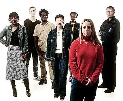 7个人,站立,棚拍