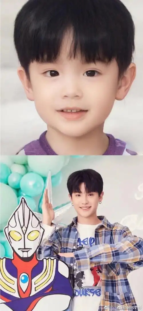 童年合成照这谁看了不说一声是吃可爱多长大的好可爱啊@jjjustin0219