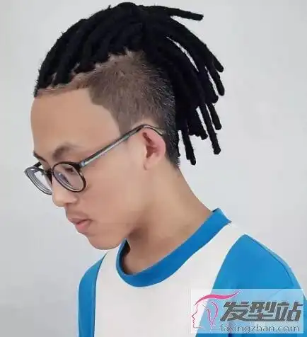 男生半脏辫发型 帅气酷炫潮男范--sms580