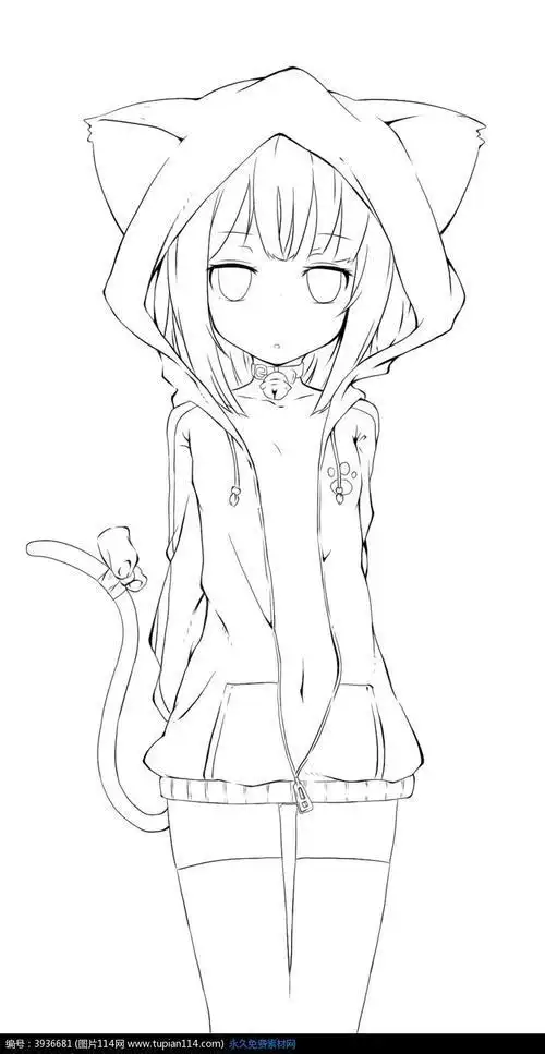 简单又漂亮全身q版动漫人物简笔画手绘动漫q版萌人物动漫人物图片女生