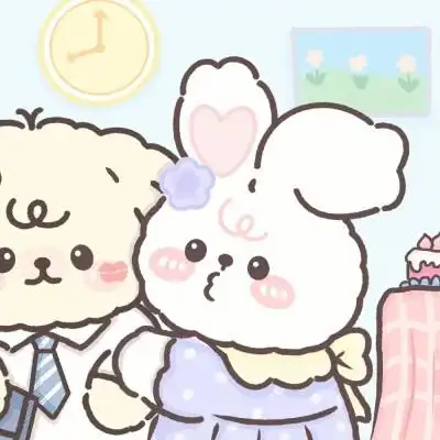 小动物情侣头像一对两张可爱图片_情侣动漫头像_头像屋