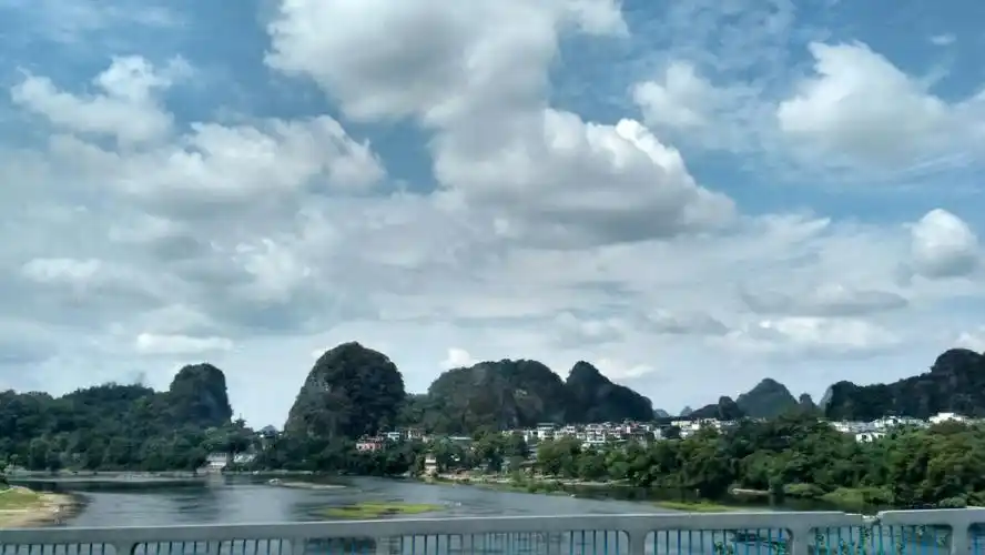 绿水青山蓝天白云桂林好温柔