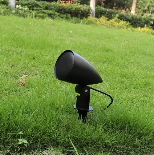 插地定阻定压草坪音响公园园林草地音箱室外户外防水喇叭背景音 黑色