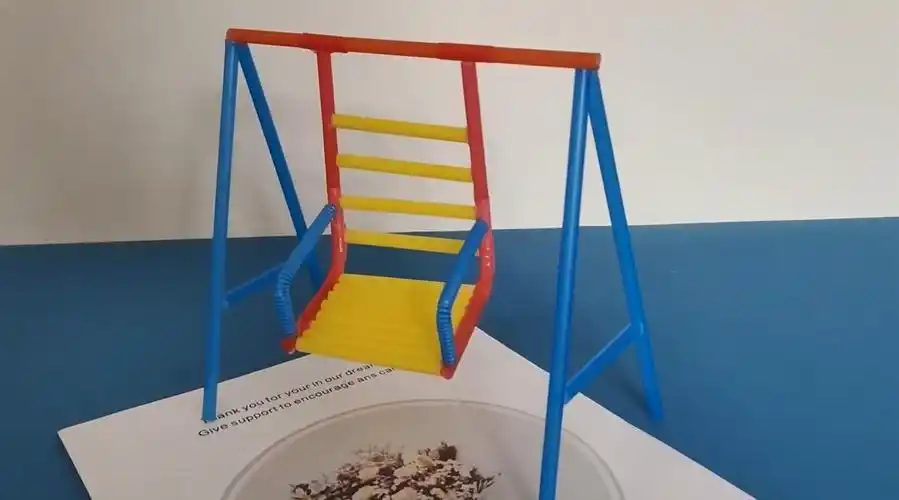 手部精细运动吸管秋千