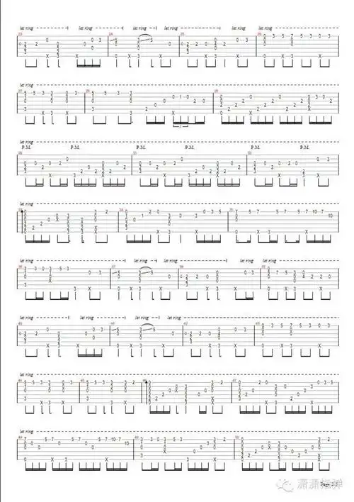 see you again 速度与激情7 指弹谱子