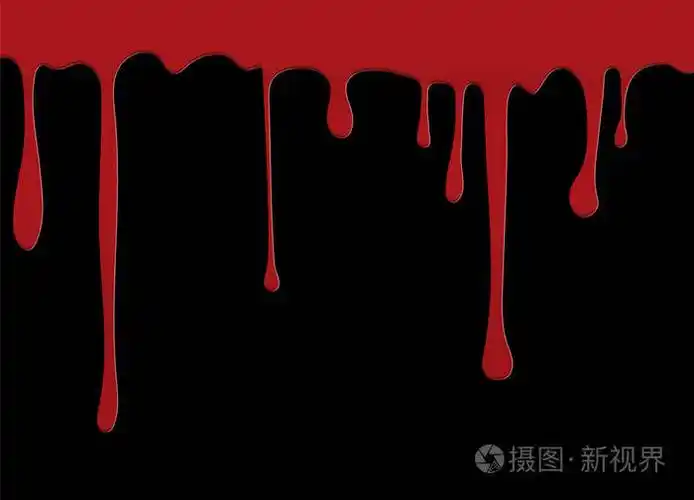 仿红色滴血设计及装饰