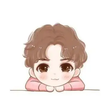 手绘蔡徐坤卡通头像wuli坤坤