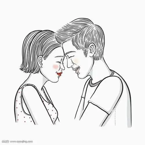 男人女人的简笔画头像