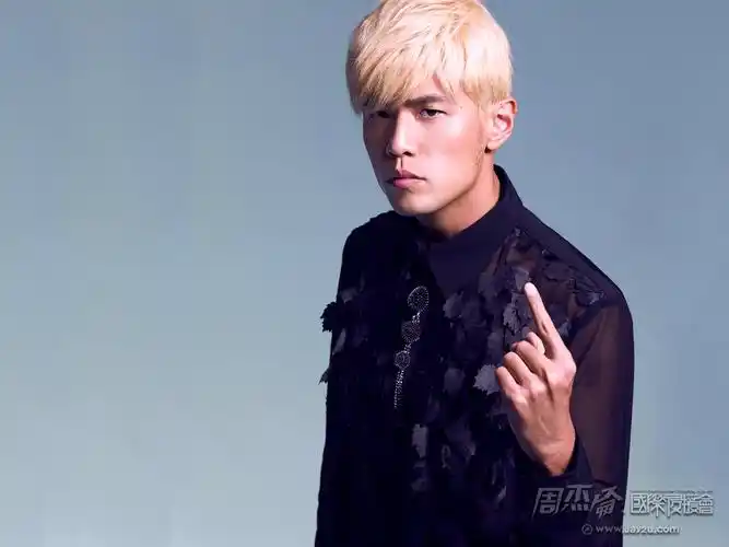 求周杰伦一张手摆成新型的照片