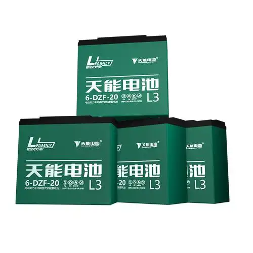 天能高能量真黑金电池48v20ah适用电动车铅酸电瓶石墨烯电池视频