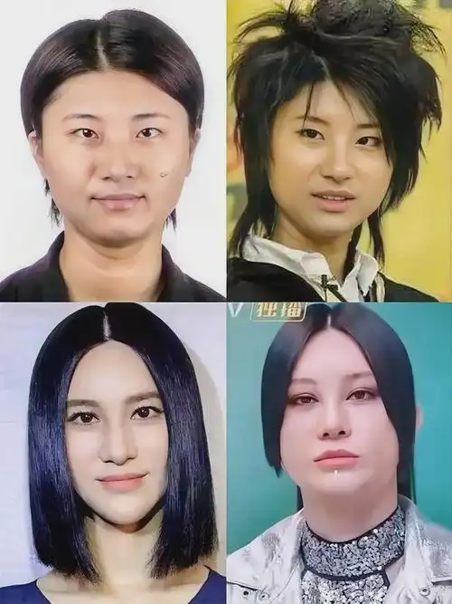 尚雯婕的脸到底整过没有?从图一未出道前的相貌平平