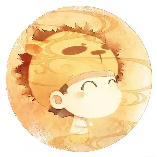 梁阿渣狮子座星座情侣头像