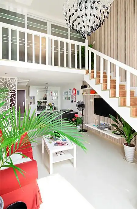 [转载]6w装50平复式2居 别有一番小资情调