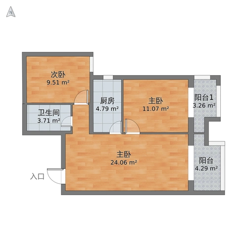 广华新城-现代风格-王放设计效果图