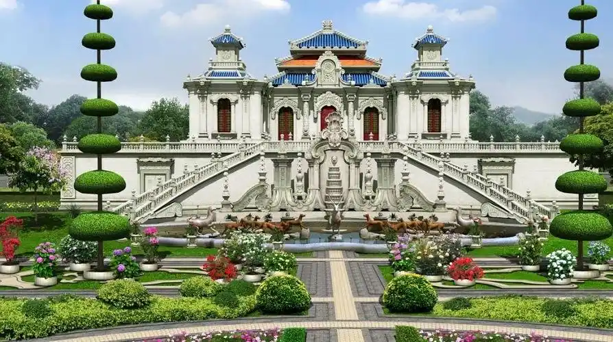 其它 圆明园西洋楼景区 写美篇大水法复原图(所有复原图均来自网络)