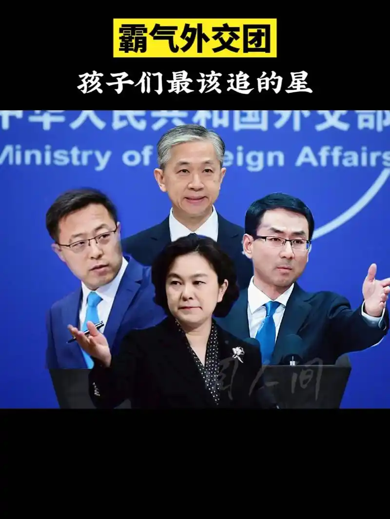 外交官天团霸气发言 - 抖音