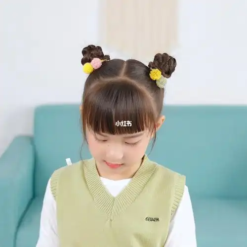 我敢说双丸子头就是为了可爱而生