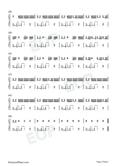 savage-megan thee stallion-抖音bgm双手简谱预览2