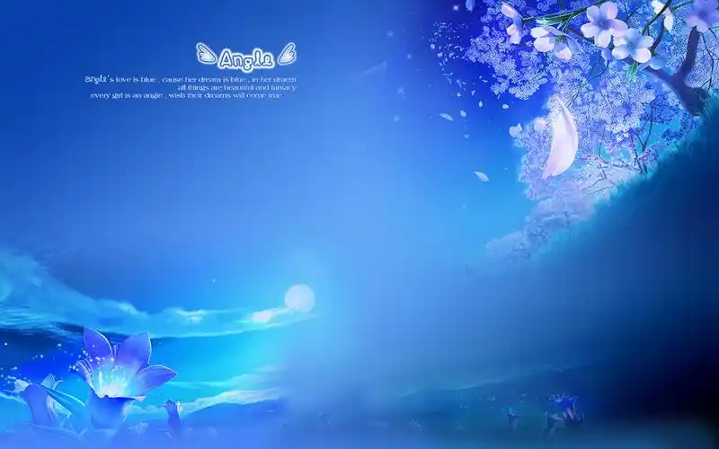 天蓝色桌面壁纸