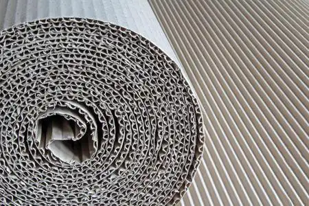 墙纸卷瓦楞纸板卷照片