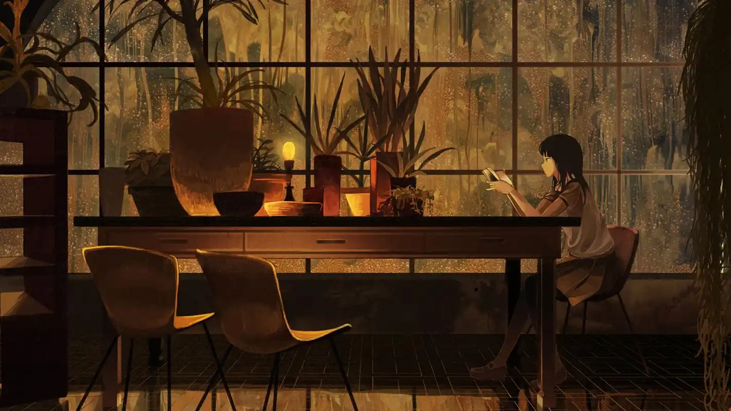 孤独的少女#二次元美图# #动漫美图