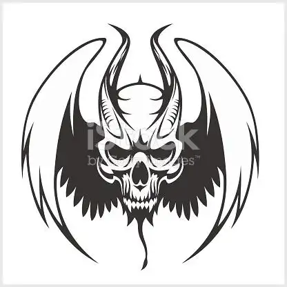 halloween gargoyle illustration - digital painting