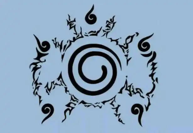 这个印记比较复杂,但却非常有特点,一个尸鬼封尽外加一个八卦封印