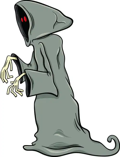 西方幽灵矢量装饰元素