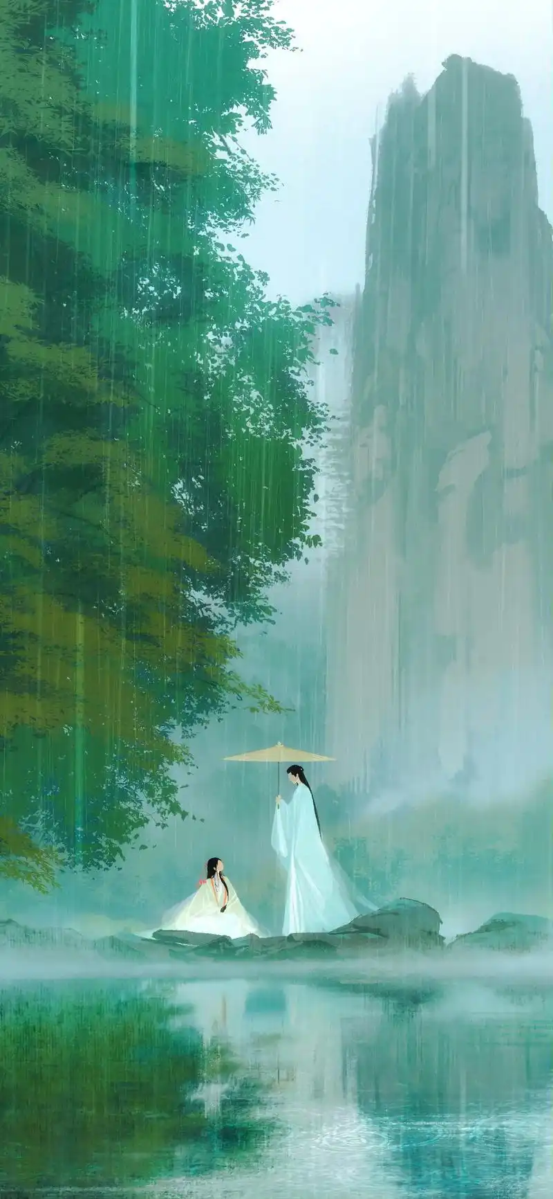 高清壁纸每天更新分享#与凤行 #唯美意境 #绝美古风 #林更 - 抖音