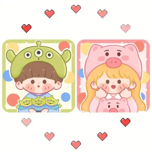 2021超可爱情侣头像