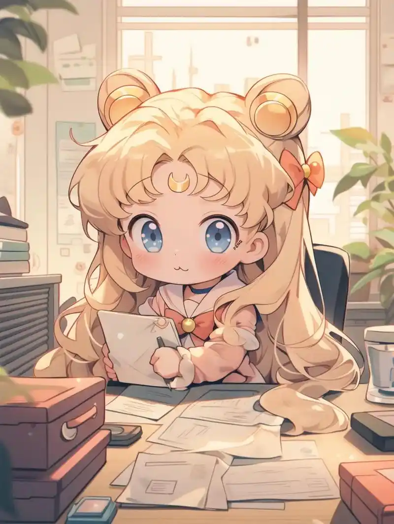 划走你就草率了!水冰月q版也太萌啦~#美少女战士  #q版水 - 抖音