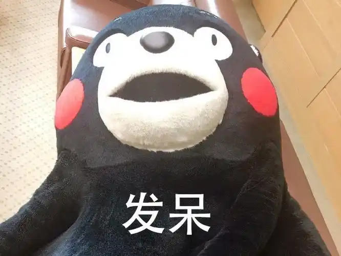 发呆我的周末熊本熊表情