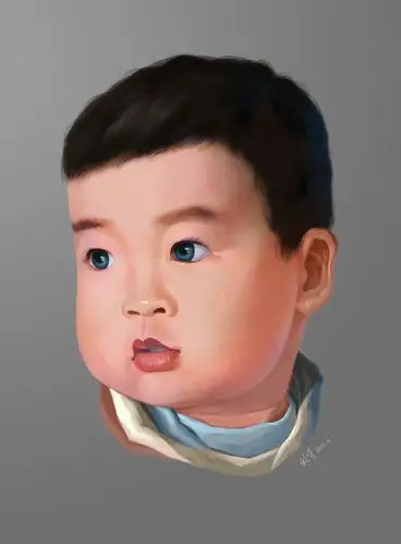 小孩肖像练习