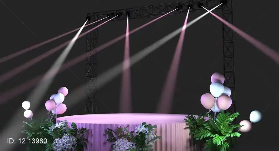 圆形舞台-zs|舞美会议3d模型|设计智库模型网