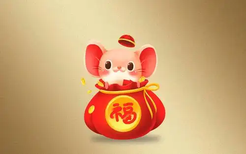 2020鼠年卡通鼠高清桌面壁纸